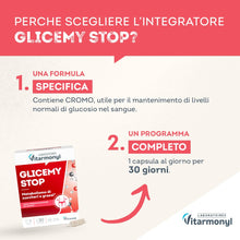 Carica l'immagine nel visualizzatore di Gallery, Vitarmonyl Glicemy Stop - Integratore Cromo - Metabolismo - 30 Capsule