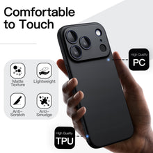 Carica l'immagine nel visualizzatore di Gallery, JETech Cover Slim per iPhone 17 Pro, Nero