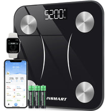 Carica l'immagine nel visualizzatore di Gallery, Bilancia Pesapersone Digitale Professionale, INSMART Bilancia Impedenziometrica Smart Bluetooth con 13 Indici di Misurazione Pesa Persone, Massa Grassa e Magra, BMI, Massa Muscolare o Ossea, 180KG
