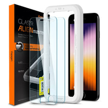 Carica l'immagine nel visualizzatore di Gallery, Spigen AlignMaster Vetro Temperato [2 Pezzi] per iPhone SE 3/2, iPhone 8/7