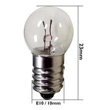 Carica l'immagine nel visualizzatore di Gallery, 10 Lampadine E10 DC, Luce Bianca Calda, 1.5 V 0.3 A, per Esperimenti Elettrici Fisici (1.5V)