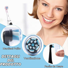 Carica l'immagine nel visualizzatore di Gallery, 4 Pezzi Coprire la Testina dello Spazzolino Elettrico Compatibile con Oral b &amp; iO BUniversale Copri Testine, Custodia Sp