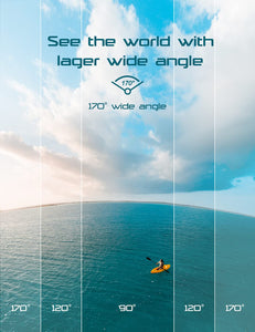 Apexcam 4K Action Cam 20MP Con Scheda di Memoria 64GB WiFi Sports Camera Ultra HD Telecamera subacquea 40M 170 ° Wide Angle 2.4G Telecomando Time Lapse 2x1050mAh Batterie