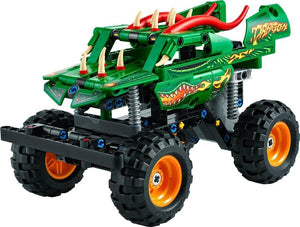 LEGO Technic Monster Jam Dragon, Set Monster Truck 2 in 1 con Pull-Back, Auto Offroad e Macchina Giocattolo Buggy, Giochi per Bambini e Bambine 42149