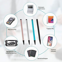 Carica l'immagine nel visualizzatore di Gallery, 4 penne stilo per touch screen universali con punta fine per cellulare/iPad, Samsung, Android, tablet e altri touchscree