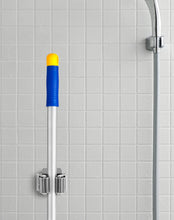 Carica l'immagine nel visualizzatore di Gallery, QWORK® 5 Pezzi Portascope Da Muro Appendibile, Supporto Parete per Scopa, Appendiscope Da Muro, Adatto Per Cucina, Garag