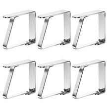 Carica l'immagine nel visualizzatore di Gallery, Newaner 6 pcs grande ferma tovaglia da tavola Inossidabili da giardino0-5cm