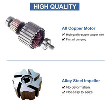 Carica l'immagine nel visualizzatore di Gallery, 12V 175W Pompa di Trasferimento Diesel, Pompa Travaso Gasolio