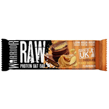Carica l'immagine nel visualizzatore di Gallery, Warrior Raw Barretta Proteica Avena 12 x 75 g – Cioccolato e Arachidi