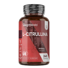 Carica l'immagine nel visualizzatore di Gallery, L Citrullina Vegana, 240 Capsule, 3000mg per Dose, con L-Citrullina Polvere
