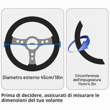 Carica l'immagine nel visualizzatore di Gallery, ZATOOTO DIY Copri Volante per Auto Camion Protezione 44-46cm Con Ago, Nero