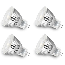 Carica l'immagine nel visualizzatore di Gallery, GU4 MR11 Lampadine LED 12V Bianco Caldo 5W Sostituisce 45W Lampadina Alogena, GU4 Lampadina LED 400lm Luce Spot, 35 Mill