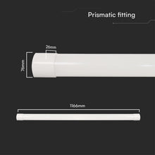 Carica l'immagine nel visualizzatore di Gallery, V-TAC Plafoniera LED Lineare da Soffitto 120 cm - [ CCT 3 in 1 - REGOLATORE LUCE CALDA, NEUTRA, FREDDA] - 40W - Lampada 