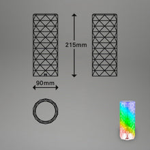 Carica l'immagine nel visualizzatore di Gallery, BRILONER - Lampada da comodino a batteria, lampada LED RGB con telecomando, lampada da tavolo in cristallo touch, lampad
