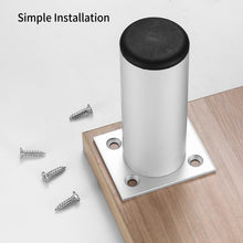 Carica l'immagine nel visualizzatore di Gallery, 4 Pz Piedini per Mobili, 10 cm Gambe per in Metallo Alluminio, Gambe per Tavolo Scrivania, Piedi per Mobili, Piedini per