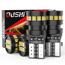 Carica l'immagine nel visualizzatore di Gallery, OUSHI W5W T10 Lampadina LED, Canbus Sensa Errore 194 168 2825 501 12V Lampadine Di Ricambio Interni Auto Dome Map Door Luci Targa Di Cortesia, 6500K Xenon Bianca (Confezione Da 4)