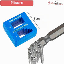Carica l'immagine nel visualizzatore di Gallery, CABLEPELADO - Magnetizzatore e smagnetizzatore professionale per cacciaviti, strumento magnetico 2 in 1 per punte, punte