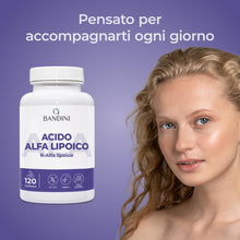 Carica l'immagine nel visualizzatore di Gallery, Bandini® Acido Alfa Lipoico 650 mg, 120 Capsule vegane ad Alto Dosaggio