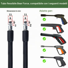 Carica l'immagine nel visualizzatore di Gallery, Tubo di ricambio per idropulitrice 10 m, compatibile con per Bosch, alcuni di per Black &amp; Decker per Annovi Reverberi AR