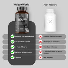 Carica l'immagine nel visualizzatore di Gallery, Maca Peruviana, 180 Capsule Vegane, 1 al Giorno (6 Mesi), Estratto 100:1