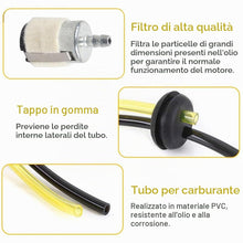 Carica l'immagine nel visualizzatore di Gallery, Decespugliatore Tubo Carburante, Tubo Carburante Serbatoio Decespugliatore Filtro Benzina,Flessibile del Carburante di R