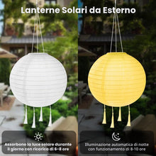 Carica l'immagine nel visualizzatore di Gallery, HOTUT Lanterne Solari da Esterno, 2 Pezzi Lampada Solare da Giardino, IP65 Impermeabile Luci Solari, Luce Bianca Calda, 