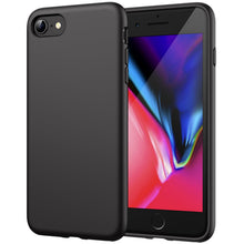 Carica l'immagine nel visualizzatore di Gallery, JETech Cover in Silicone per iPhone SE 3/2, iPhone 8/7, Nero