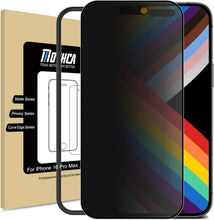 Carica l'immagine nel visualizzatore di Gallery, Mothca Vetro Temperato Privacy Opaco per iPhone 16 Pro Max, Full Coverage Incisione Nanostrutturata, Anti-Impronte e Ant