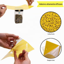 Carica l'immagine nel visualizzatore di Gallery, Panngu 50 Pezzi Trappole Acchiappa Ciliegio Mosche, Mosca Dell'olivo Trappole Appiccicose Gialle Bilaterali per Insetti 