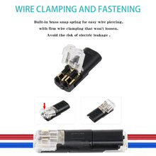 Carica l'immagine nel visualizzatore di Gallery, 40 Connettori Elettrici Rapidi 2 Pin 12V, Impermeabili IP67, per Cavi