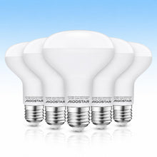 Carica l'immagine nel visualizzatore di Gallery, Aigostar Pacco da 5 Lampadina LED E27 12W, R80 Lampadine Luce Bianca Fredda 6500K 1170Lumen, Angolo a Fascio 170°, Non D
