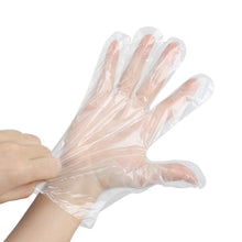 Carica l'immagine nel visualizzatore di Gallery, si - 2000 guanti usa e getta in plastica trasparente in polietilene, guanti in PE trasparenti per cucinare, pulire, fare