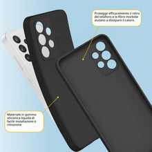 Carica l'immagine nel visualizzatore di Gallery, Vauki Cover Compatibile con Samsung Galaxy A52 5G/4G con 2 Pezzi Pellicola Vetro Temperato, Gomma Gel di Silicone Liquid