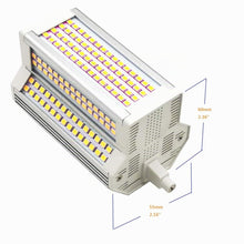 Carica l'immagine nel visualizzatore di Gallery, QLEE Lampadina LED R7S 50W Luce calda Dimmerabile 3000k Doppio attacco J118 Tipo J 118 mm 118mm Proiettore a LED 5000LM 
