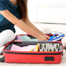 Carica l'immagine nel visualizzatore di Gallery, 4 Pezzi Borsa Cosmetica in Tela, Borsa Trucchi Stampate Pochette Donna da Borsa Multifunzionale Portatile Borsa da Viaggio con Cerniera per Regali Natale Donna Bambina Viaggi e Deposito