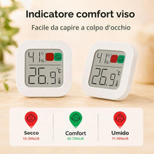 Carica l'immagine nel visualizzatore di Gallery, Termometro Interno, Igrometro Digitale per temperatura e umidità domestiche