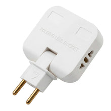 Carica l'immagine nel visualizzatore di Gallery, Multipresa USB Compatta con Spina Pieghevole – Presa Schuko + 2 Porte USB-A 12W – Adattatore Universale da Viaggio Salva