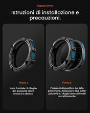 Carica l'immagine nel visualizzatore di Gallery, Spigen Cover Rugged Armor per Galaxy Watch 9/8 44mm