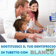 Carica l'immagine nel visualizzatore di Gallery, Blancodent 2 Buste + 2 Vasetti, Dentifricio in Polvere Senza Fluoro, Naturale, Sbiancante, Alcalinizzante per Denti Bian
