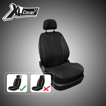 Carica l'immagine nel visualizzatore di Gallery, XL Cover Fodera Sedile Auto Universale Singola Nera Impermeabile ISOFIX