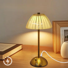 Carica l'immagine nel visualizzatore di Gallery, Voltix Lampada da Tavolo Senza Fili Ricaricabile, Abat Jour Comodino Touch Dimmerabile in Metallo, Lampada LED Portatile