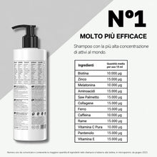 Carica l'immagine nel visualizzatore di Gallery, Shampoo Biotina 10000 mcg I Premio miglior shampoo Anticaduta 2026, 2025 e 2024 con Zinco, Saw Palmetto, Ferro, Rame o C