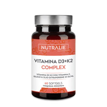 Carica l'immagine nel visualizzatore di Gallery, Vitamina D3 e K2 10000 UI - Immunità Ossa e Muscoli