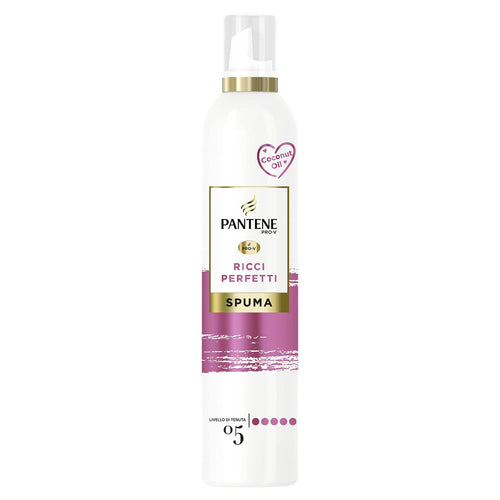 Pantene Pro-V Spuma Ricci Perfetti, Nutriente E Termoprotettiva, Con Olio Di Cocco, Ricci Definiti Per Tutto Il Giorno, 200ML