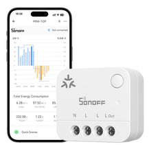 Carica l'immagine nel visualizzatore di Gallery, SONOFF MINI-1GP Matter via WiFi Smart Energy Meter