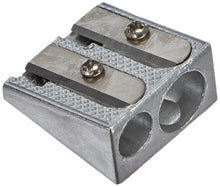 Carica l'immagine nel visualizzatore di Gallery, Herlitz Temperamatite Doppio, Alluminio -Per Matite Rotonde, Disegno Tecnico, Prodotto in Germania