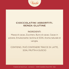 Carica l'immagine nel visualizzatore di Gallery, Venchi, Cofanetto Natale con 16 Mini Blend Fondenti, Cioccolato fondente al 60%, 75% e 90%, Edizione Limitata, 47 Gr, Senza Glutine, Senza Coloranti e Conservanti, Vegano, Idea Regalo Natale