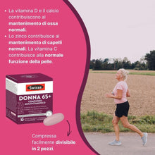 Carica l'immagine nel visualizzatore di Gallery, Swisse Donna 65+ Multivitaminico, Integratore Alimentare Multi-nutriente per Supportare l'Alimentazione delle Donne over