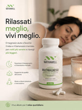 Carica l'immagine nel visualizzatore di Gallery, Multimagnesio Integratore Alimentare, 90 Capsule