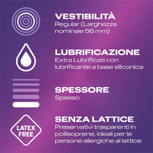 Carica l'immagine nel visualizzatore di Gallery, Durex No Latex Preservativi senza Lattice, 6 Profilattici